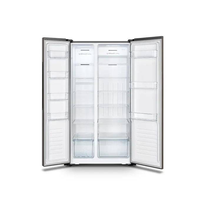 Hisense 516L Side by Side Fridge Freezer Inox H670SIT