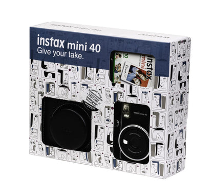 Instax Mini 40 Camera Kit Black (camera + 1 film + case)