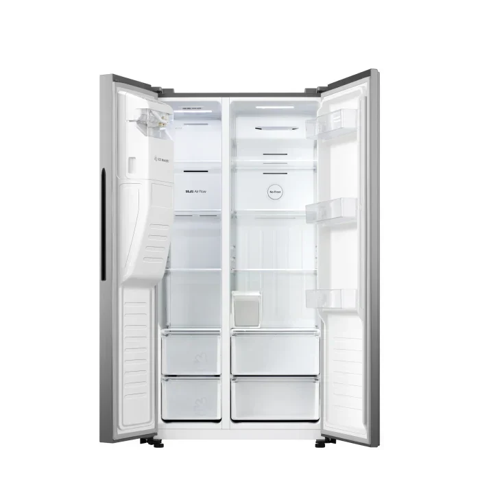 Hisense 474L Side By Side Fridge Freezer Stainless Steel H690SSIDL
